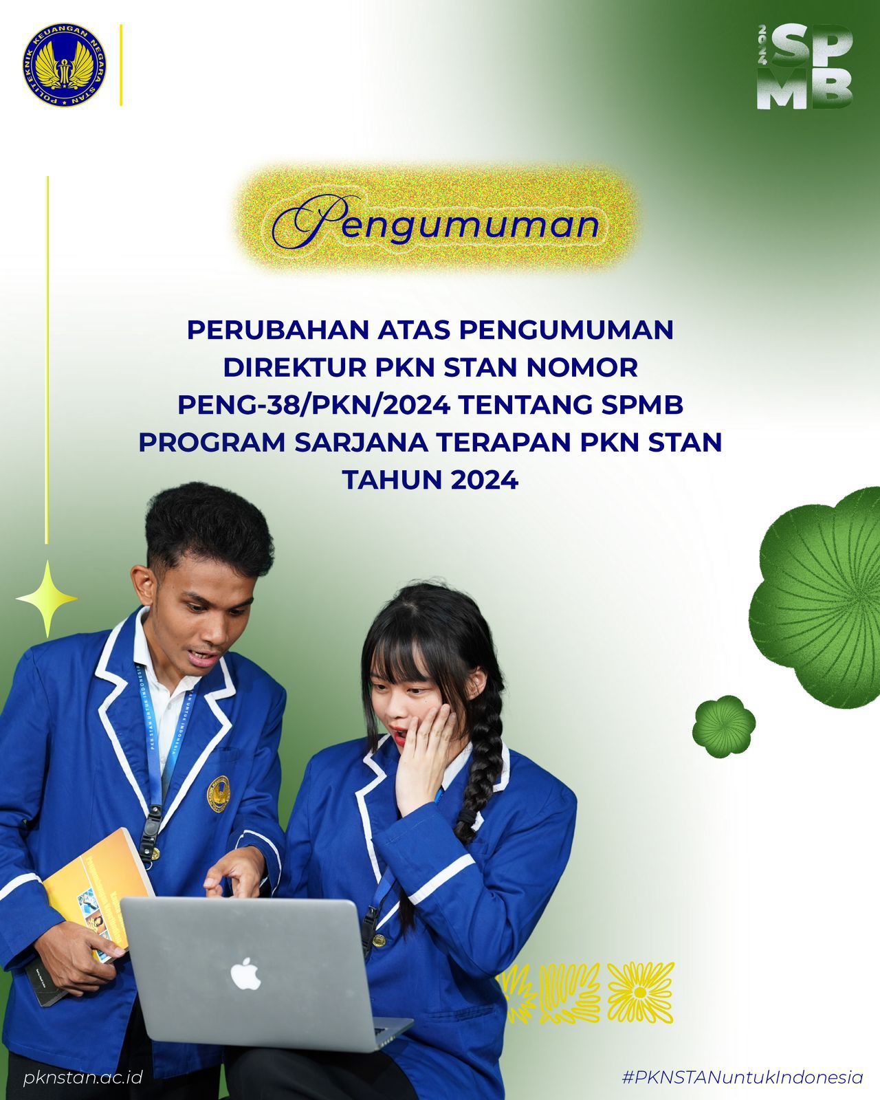 PENGUMUMAN NOMOR PENG-39/PKN/2024