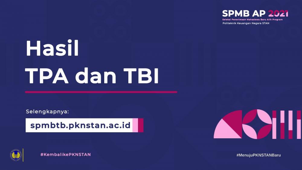 Pengumuman Hasil SPMB Alih Program Tahap I 2021