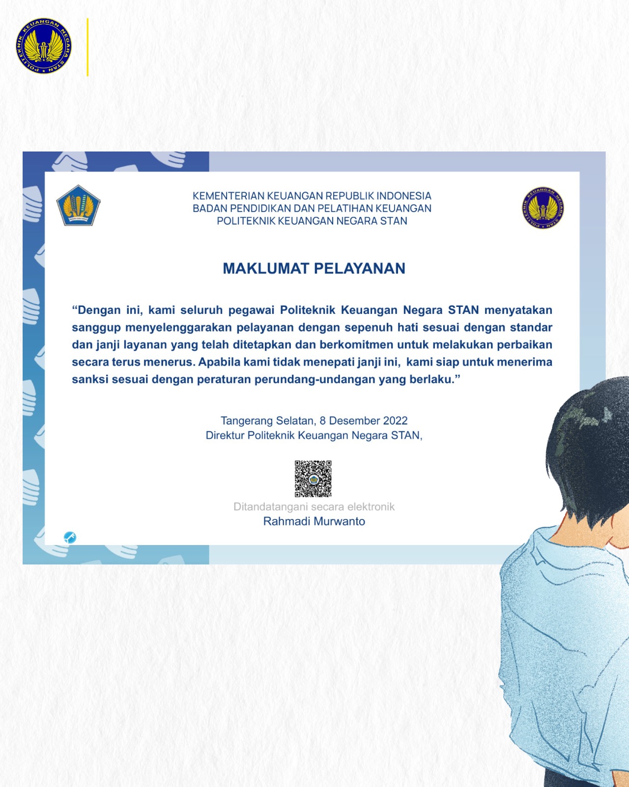 Maklumat Pelayanan Politeknik Keuangan Negara STAN