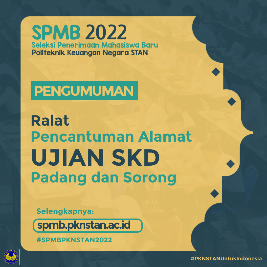 Ralat Pencantuman Tempat Pelaksanaan Tes SKD Lampiran II